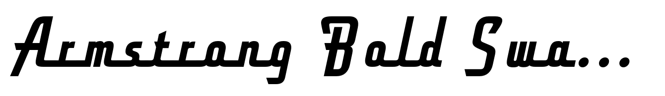 Armstrong Bold Swash Italic